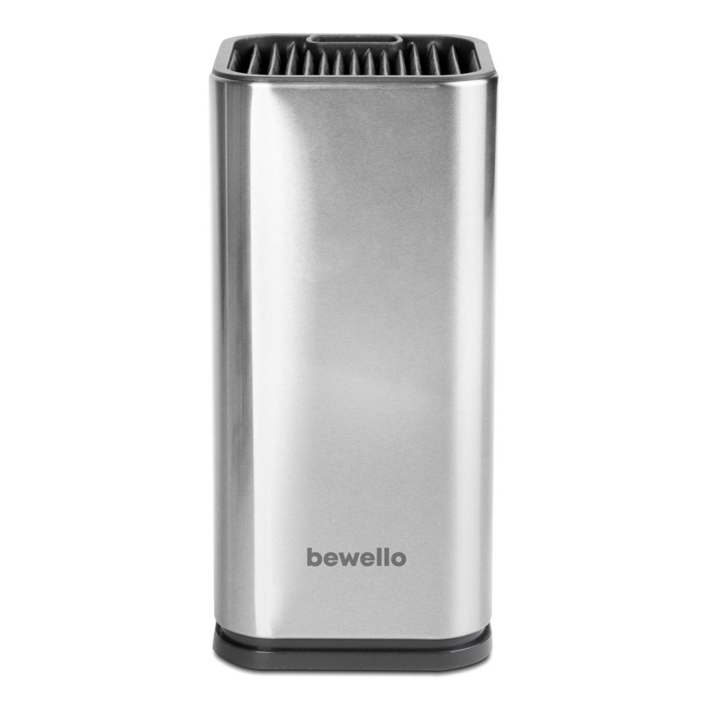 Bewello kés készlet tartóval - 7 részes - rozsdamentes acélból