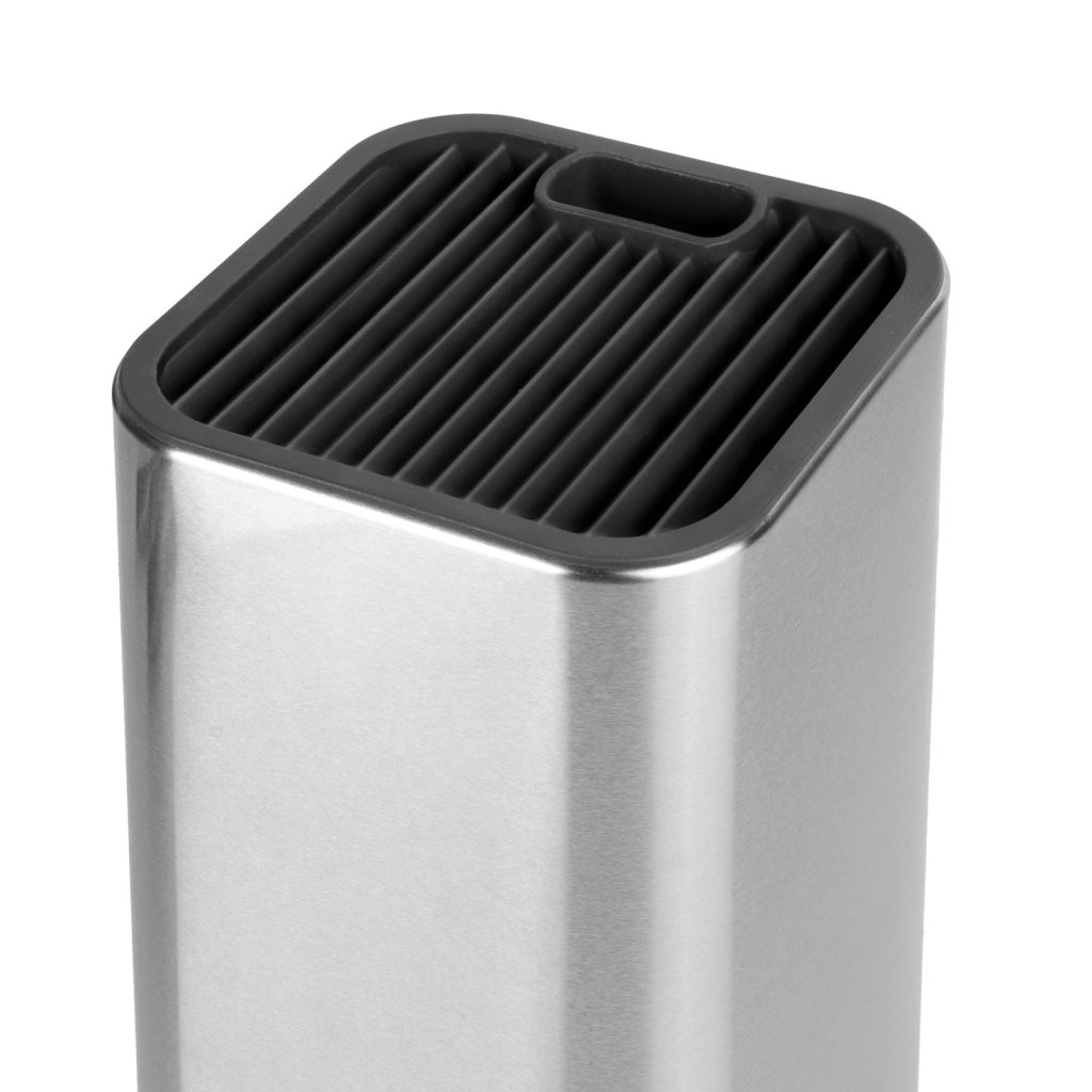 Bewello kés készlet tartóval - 7 részes - rozsdamentes acélból