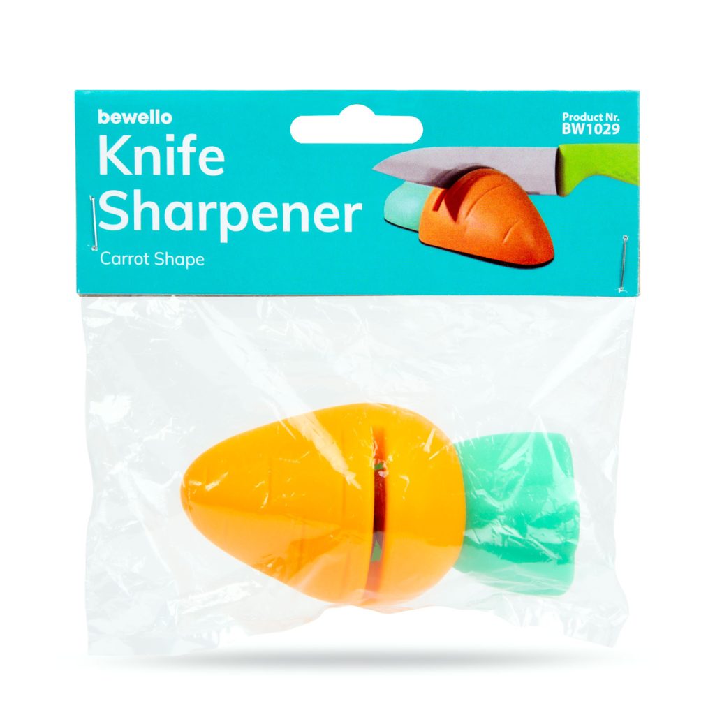 Késélező - répa forma - 9,5 x 4,8 cm