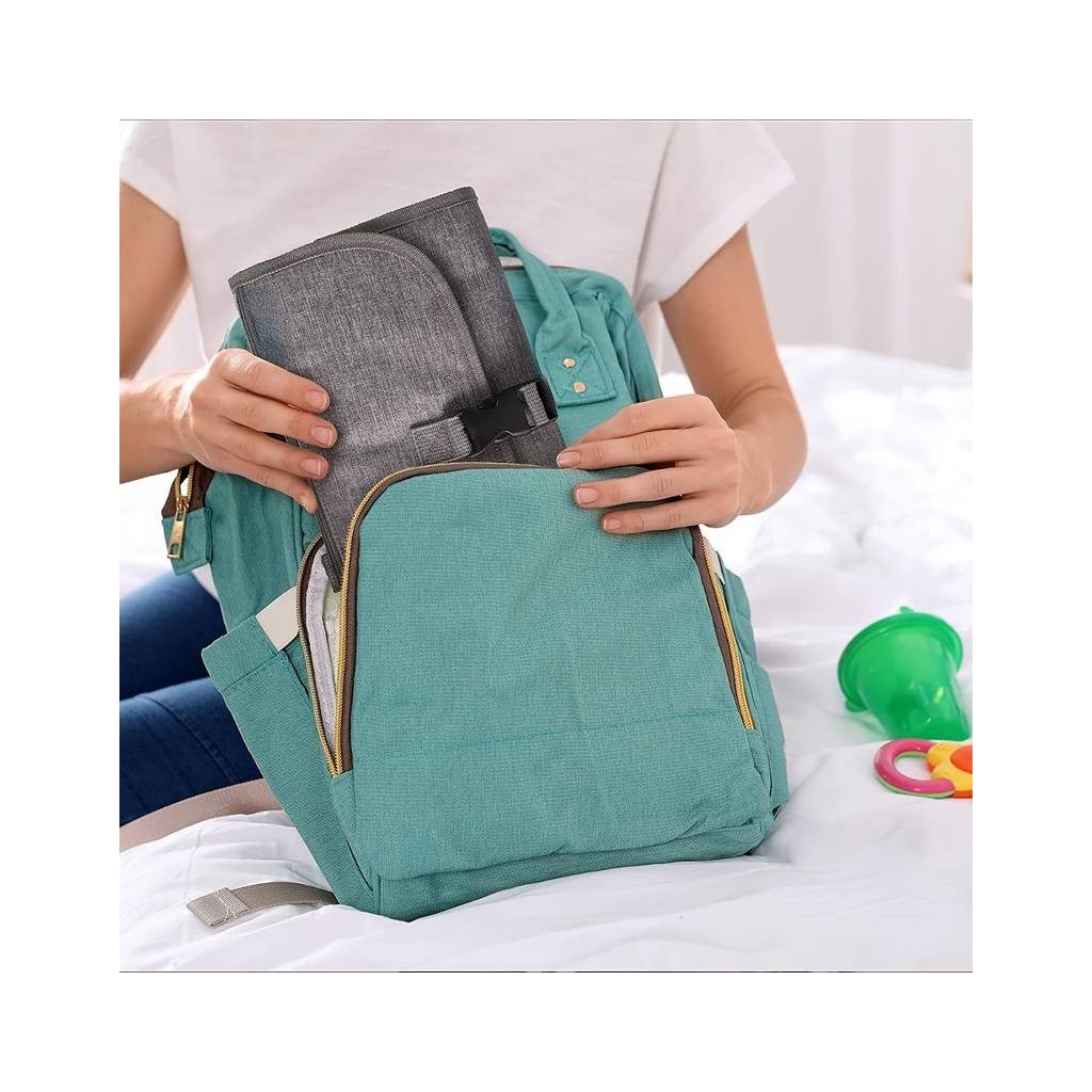 Pelenkázó neszeszer táska - 29 x 19 cm - szürke