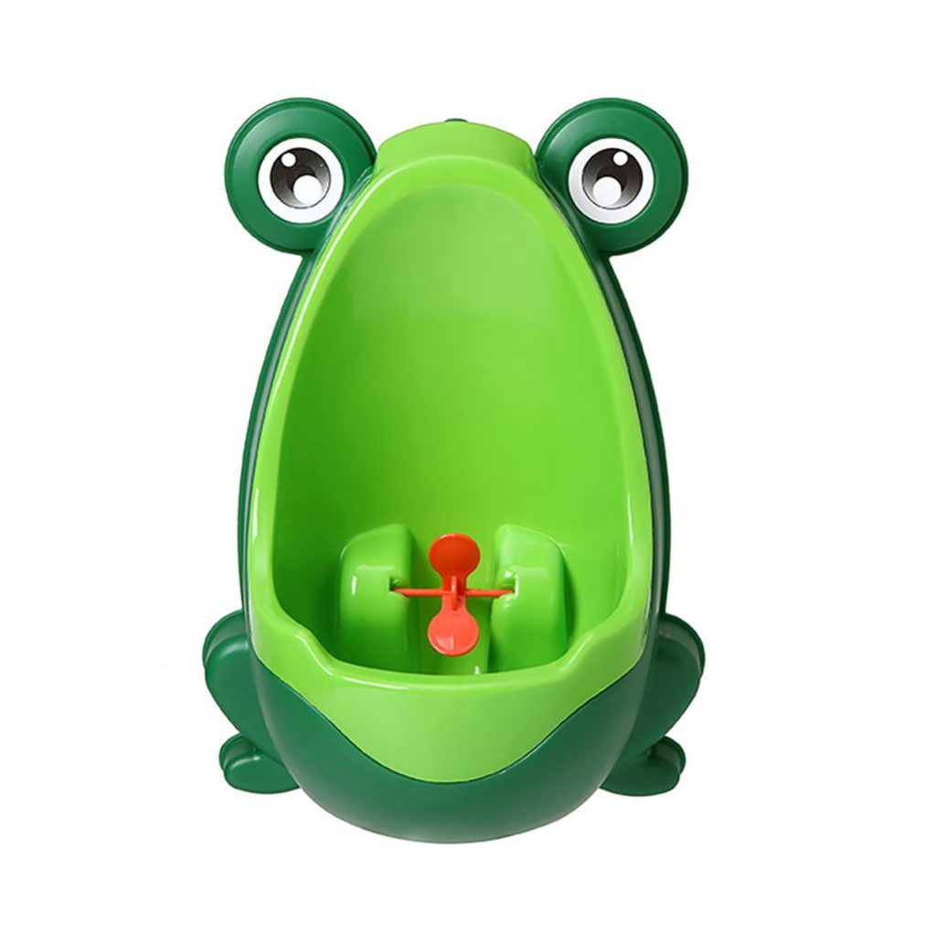 Műanyag falra szerelhető bili / piszoár - béka