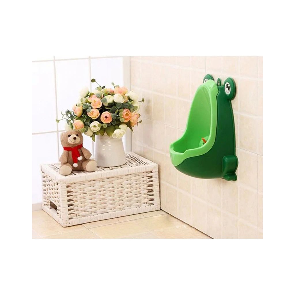 Műanyag falra szerelhető bili / piszoár - béka