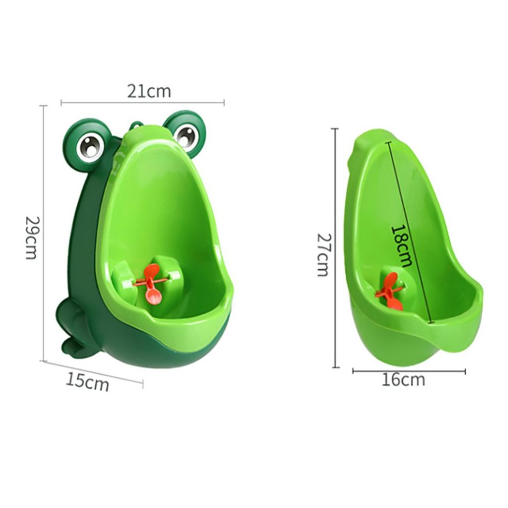Műanyag falra szerelhető bili / piszoár - béka
