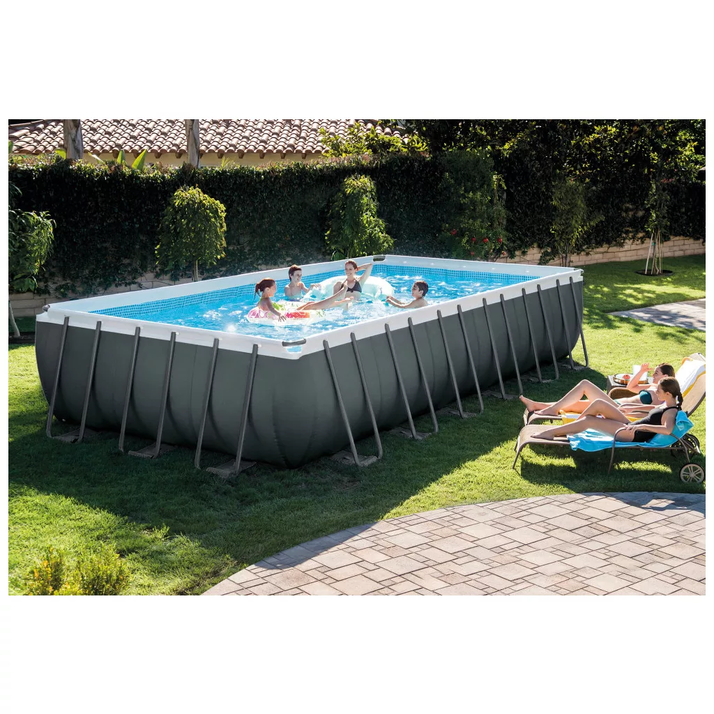 INTEX UltraSet XTR négyszögletű medence 732 x 366 x 132 cm homokszűrővel (26364)