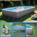 INTEX UltraSet XTR négyszögletű medence 732 x 366 x 132 cm homokszűrővel (26364)
