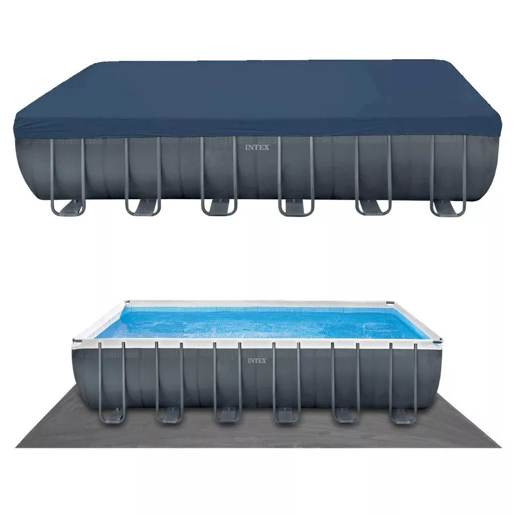 INTEX UltraSet XTR négyszögletű medence 732 x 366 x 132 cm homokszűrővel (26364)
