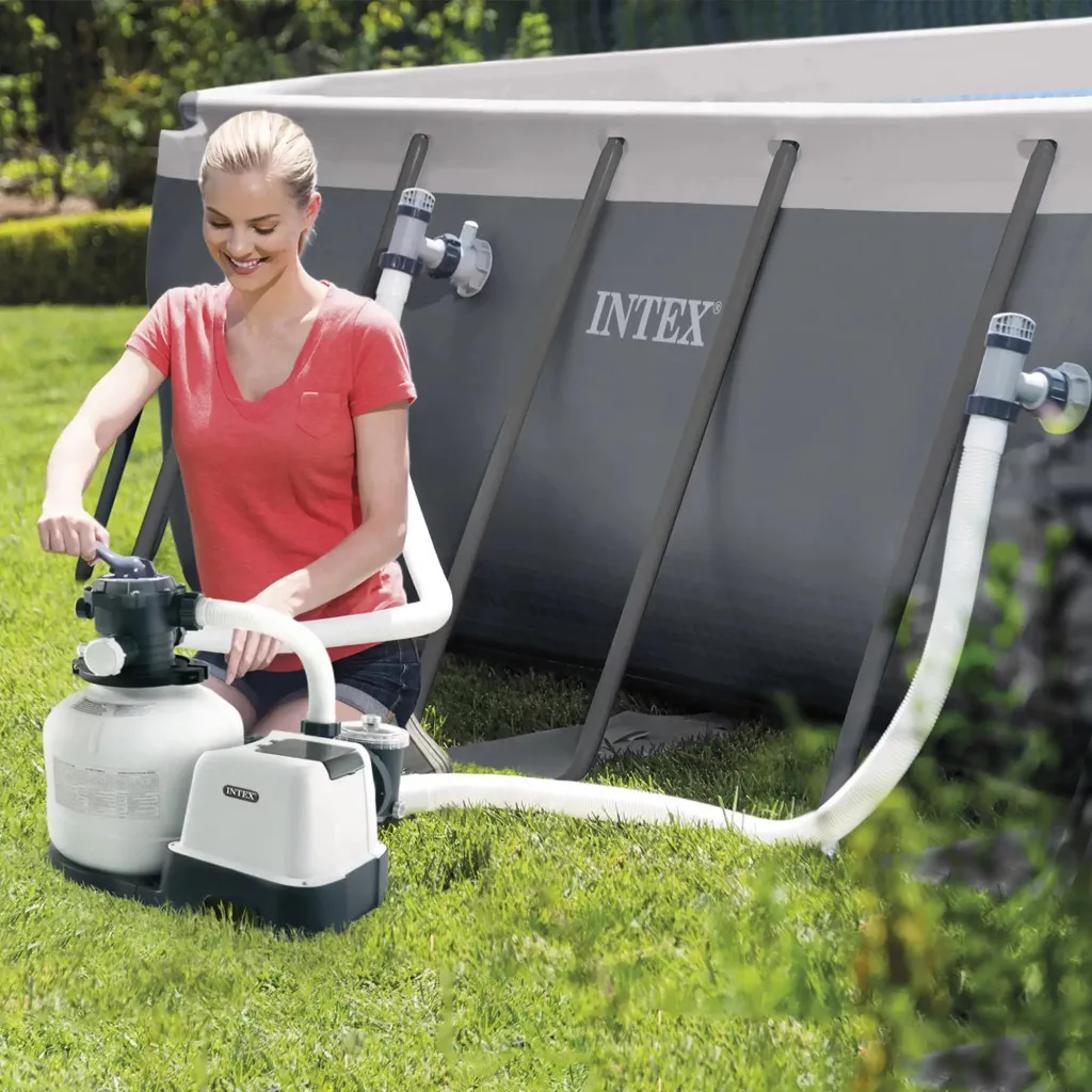 INTEX KrystalSand, Homokszűrős vízforgató, 9.2 m3/h (26652)