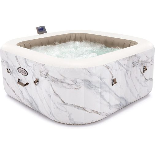 INTEX PureSPA Calacatta jacuzzi, 4 személyes, D175 x 71 cm, fehér (28464)
