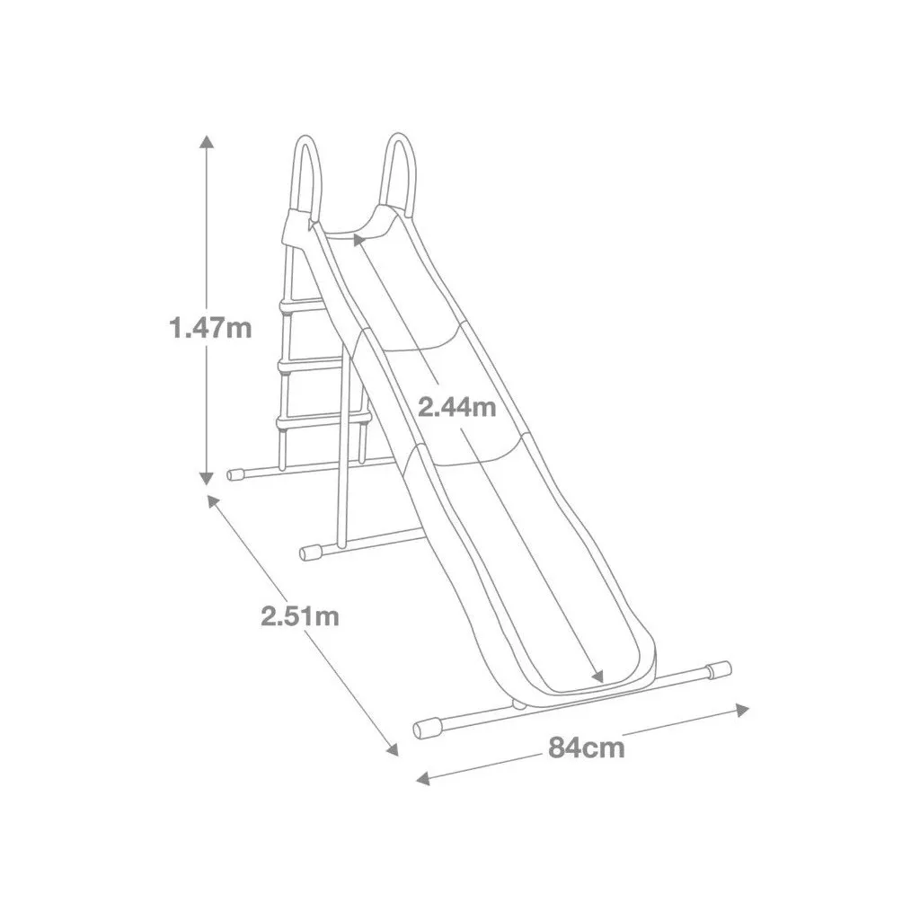 INTEX Kerti csúszda, 251 x 84 x 147 cm (44107)