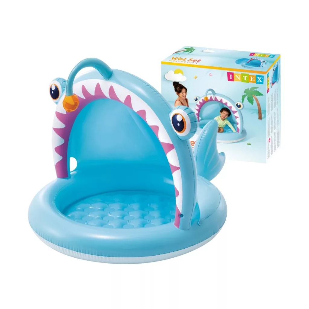 INTEX Angler Fish Baby Pool medence, 127 x 102 x 86cm