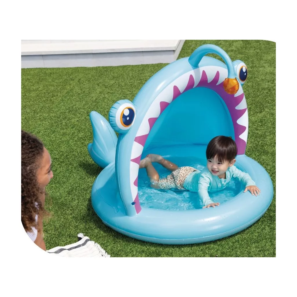 INTEX Angler Fish Baby Pool medence, 127 x 102 x 86cm