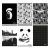 Füzet vonalas STREET A/5 54 lapos Black&white margóval