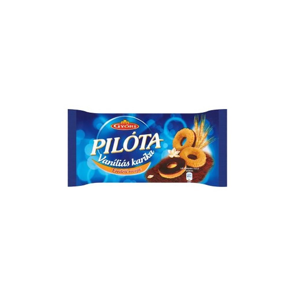 Pilóta vaníliás karika étbevonóval (300 g)