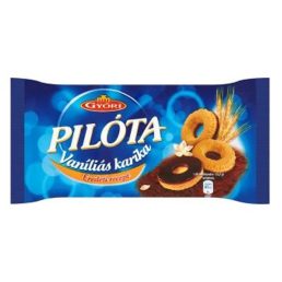 Pilóta vaníliás karika étbevonóval (300 g)