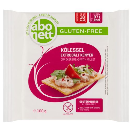 Extrudált kenyér ABONETT gluténmentes köleses 100g