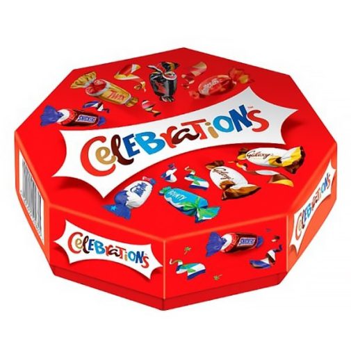 Celebrations csokoládé válogatás ünnepi dobozban 196g