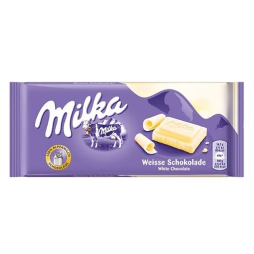Csokoládé táblás MILKA Fehércsokis 90g