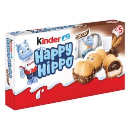 Kinder Happy Hippo 5 darabos táblás csokoládé (105 g)
