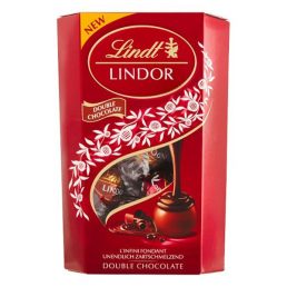   Lindt Lindor dupla, csokoládés golyók díszdobozban (200 g)