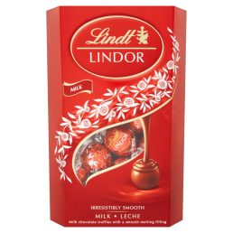 Lindt Lindor tejcsokoládé golyók díszdobozban (337 g)