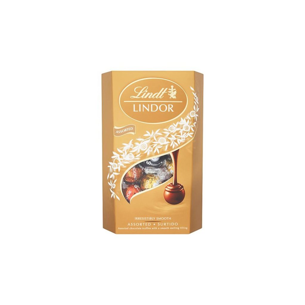 Lindt Lindor vegyes golyók díszdobozban  (337 g)