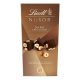 Csokoládé LINDT Nuxor mogyorós étcsokoládé praliné 150g