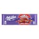 Milka Mmmax alpesi tejcsokoládé, meggyes zselédarabkákkal cukordrazséval és robbanócukorkával 250g