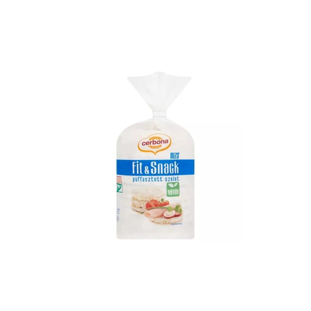 Cerbona puffasztott rizsszelet natúr (90 g)