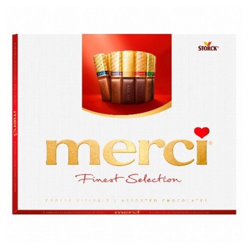 Merci Finest Selection Tej-és Étcsokoládé válogatás 250g