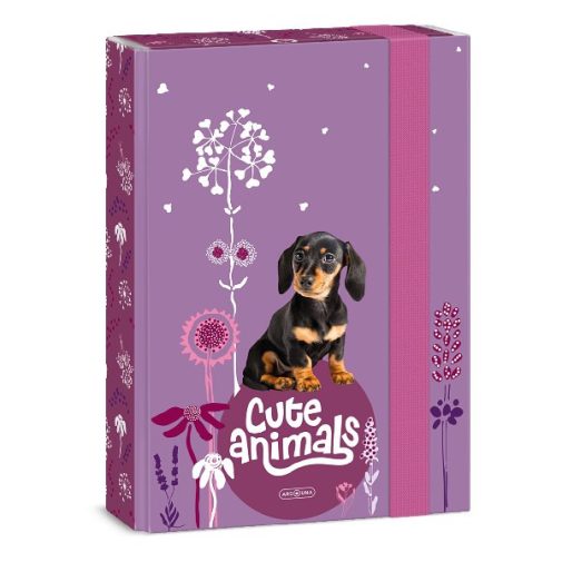 Füzetbox ARS UNA A/5 Cute Animals-Puppy
