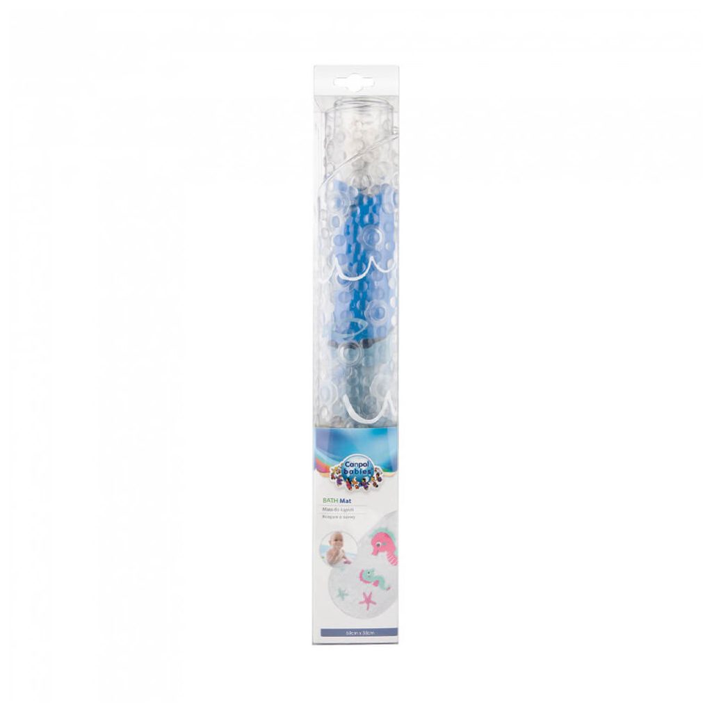 Canpol babies csúszásgátló alátét fürdőkádba, Love&Sea (kék)