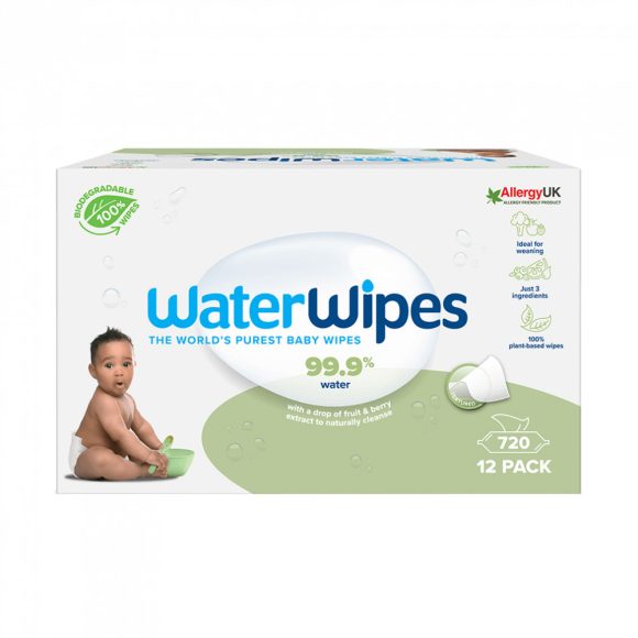 WaterWipes BIO szappanbogyós nedves törlőkendő (12x60 db)