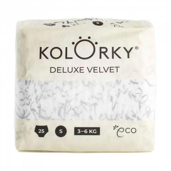 Kolorky Deluxe VelvetL&L&L öko pelenka, S, 3-6 kg, 25 db