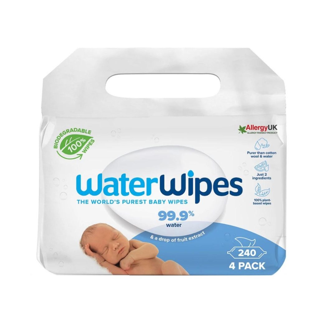 WaterWipes BIO nedves törlőkendő (4x60 db)