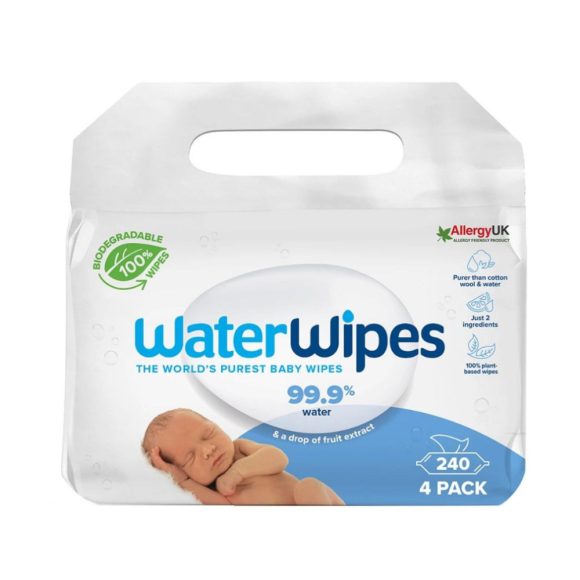 WaterWipes BIO nedves törlőkendő (4x60 db)