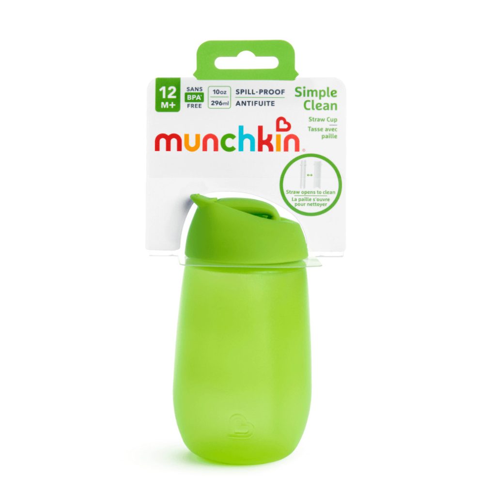 Munchkin Simple Clean itatópohár, 296 ml (zöld)