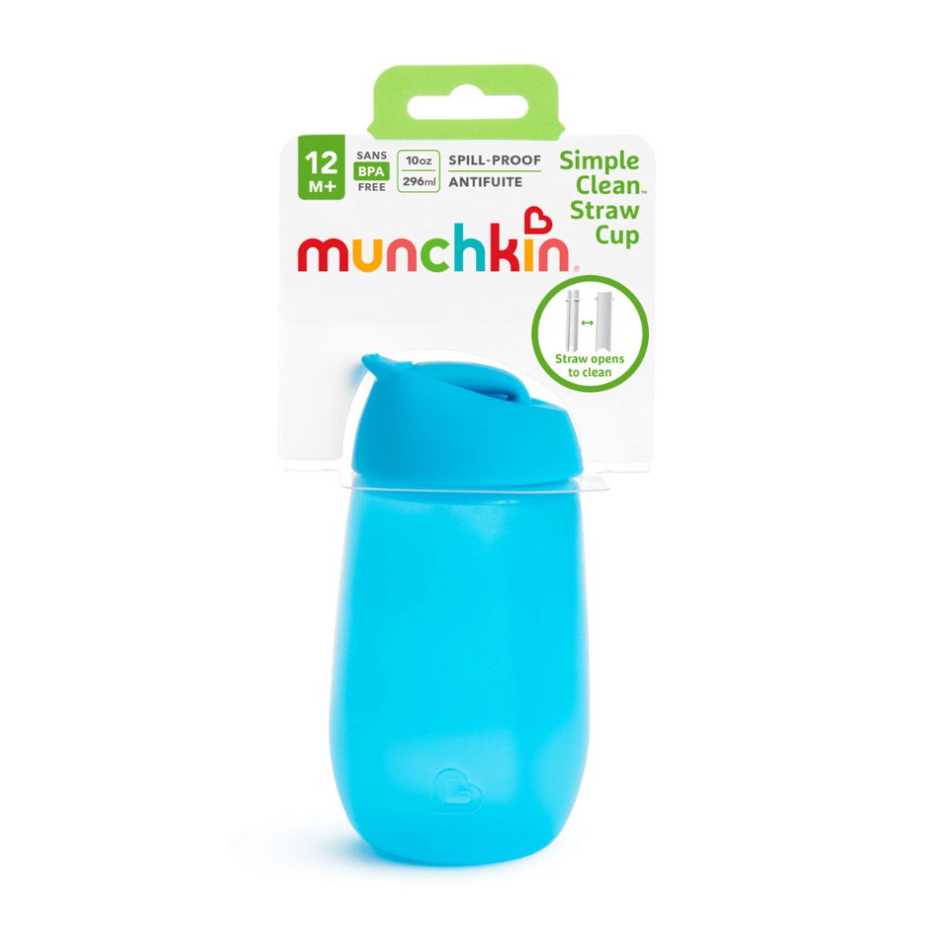 Munchkin Simple Clean itatópohár, 296 ml (kék)