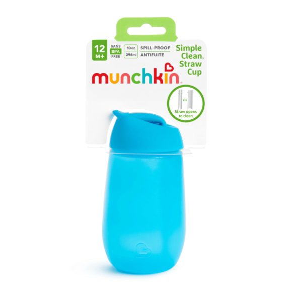 Munchkin Simple Clean itatópohár, 296 ml (kék)
