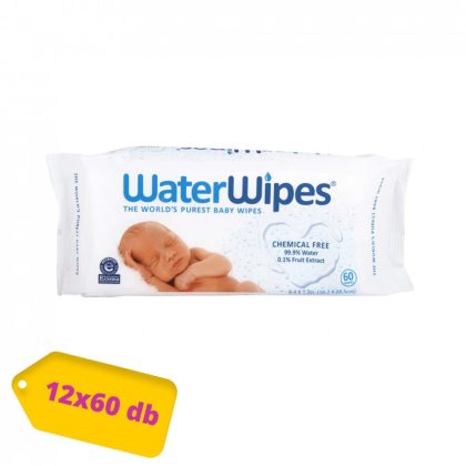 WaterWipes Mega Value Pack természetes baba törlőkendő 12x60 db