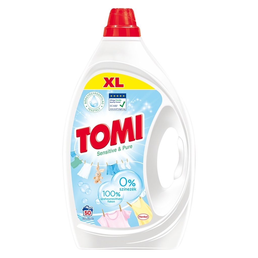 Tomi Sensitive & Pure mosógél 2250 ml (50 mosás)