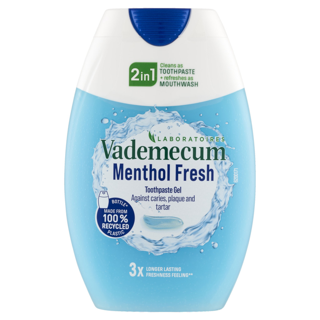 Vademecum 2in1 Menthol fresh fogkrém (75 ml)