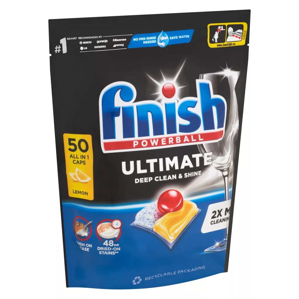 Finish Ultimate All in 1 mosogatógép-tabletta, citrom (50 db)