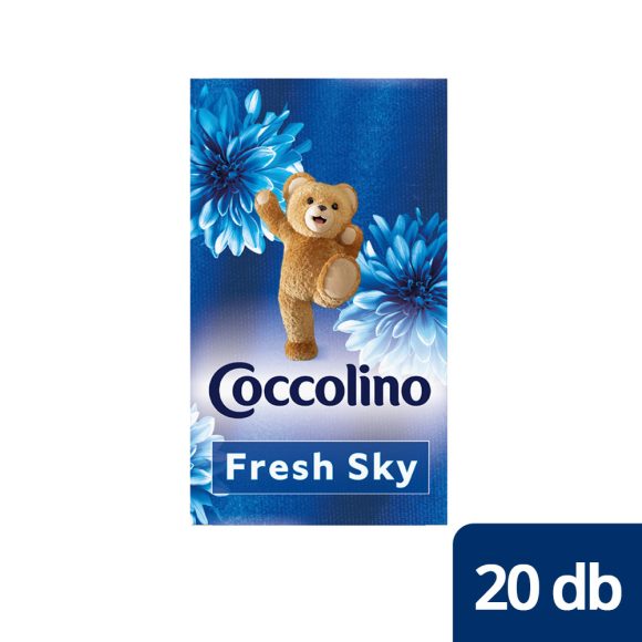 Coccolino illatosító kendő szárítógépbe, kék (20 db)