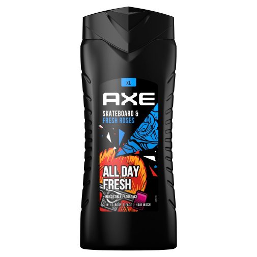 AXE tusfürdő Skateboard&Fresh Roses (400 ml)