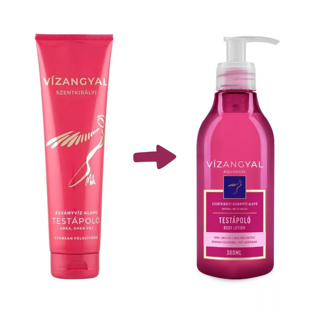 Vízangyal Urea Gyorsan Felszívódó hidratáló testápoló (300 ml)