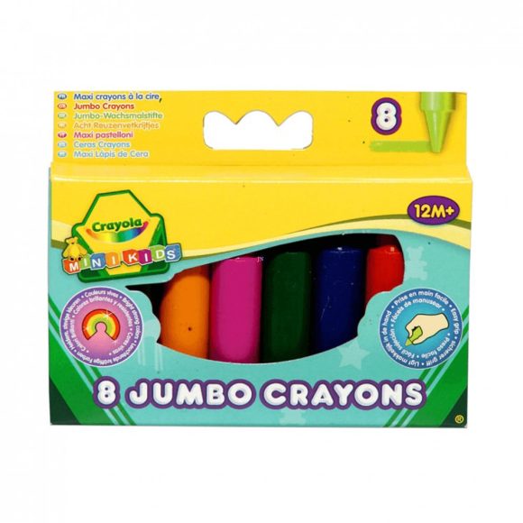 Crayola 8 db színes vastag viaszkréta
