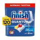 CSOMAGOLÁSSÉRÜLT - Finish Powerball Quantum All in 1 mosogatógép-kapszula, lemon (120 db)