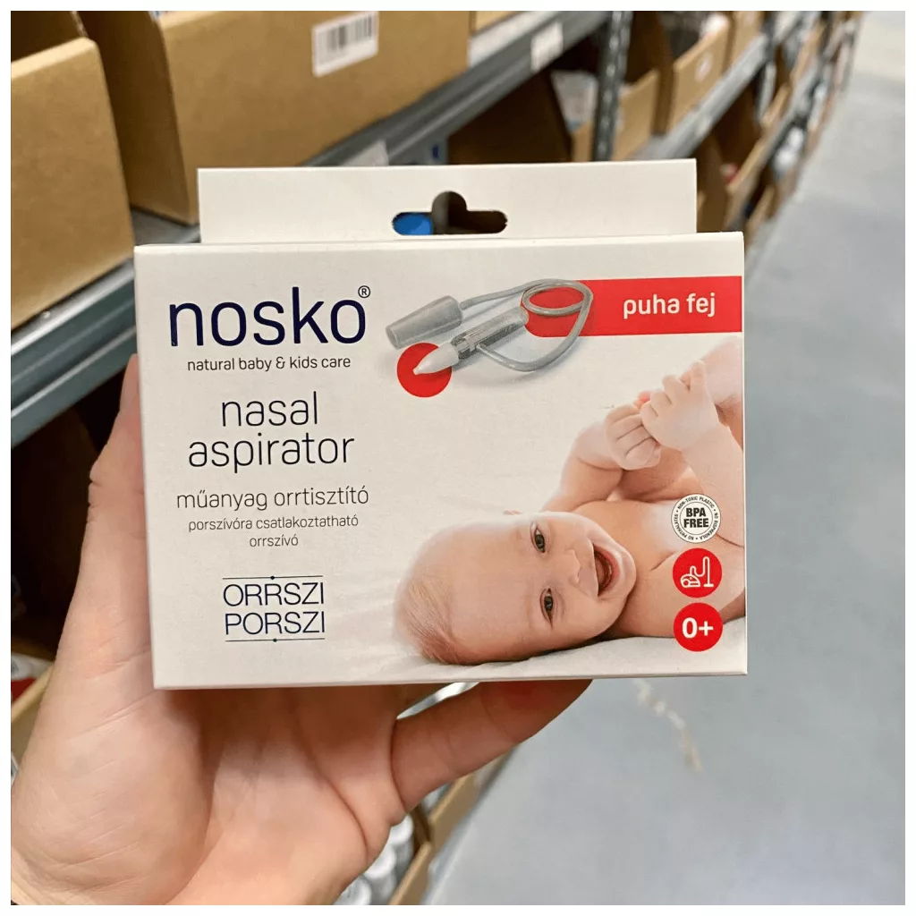 Nosko Orrszi-Porszi puha fejű műanyag orrtisztító