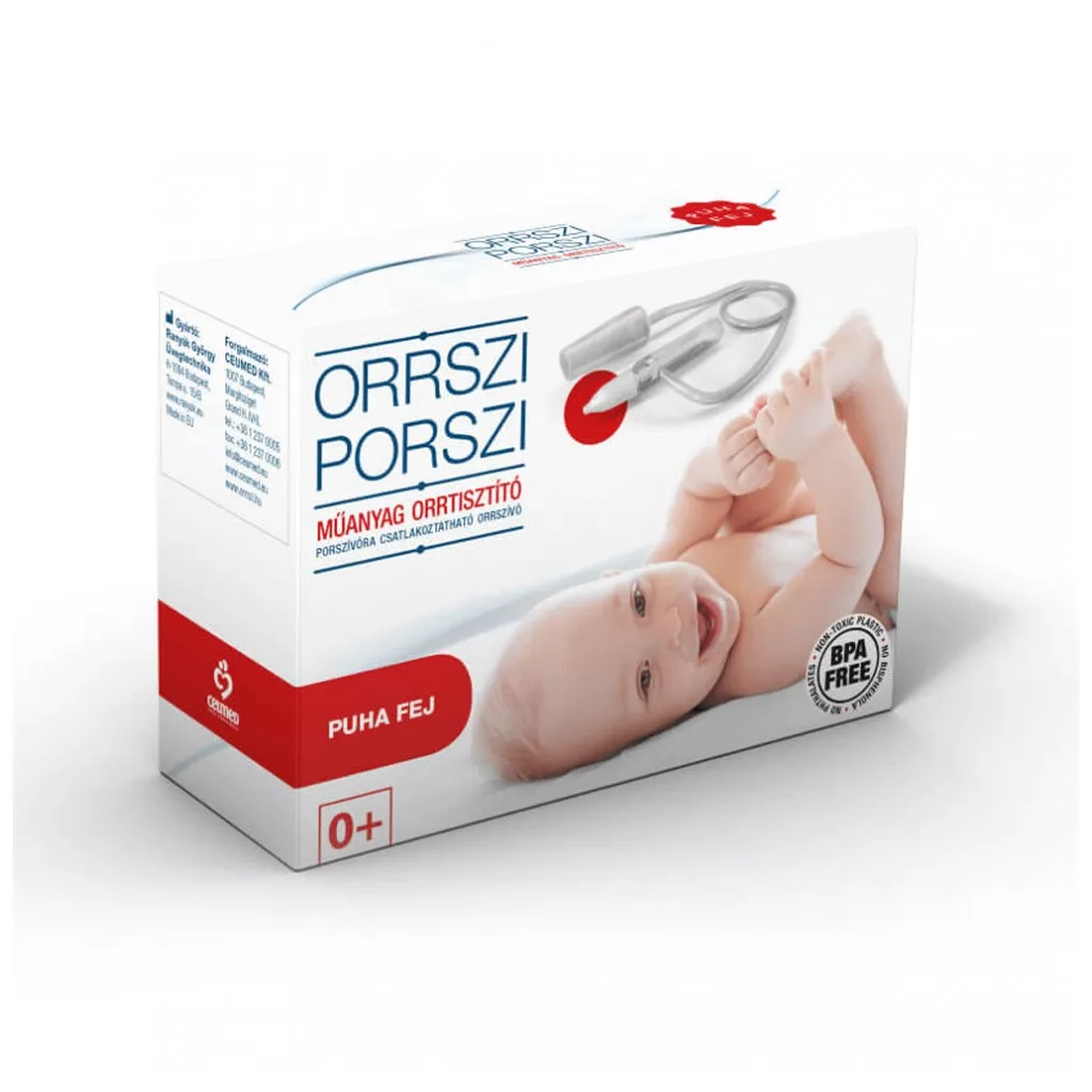 Nosko Orrszi-Porszi puha fejű műanyag orrtisztító