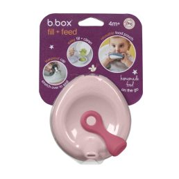   B.box újratölthető szilikon ételtároló tasak (pasztell rózsa)